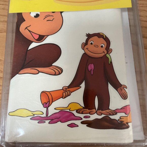PBS Kids Curious George Peel and Stick Appliques Removable Reusable Wall Decals - Picture 3 of 7